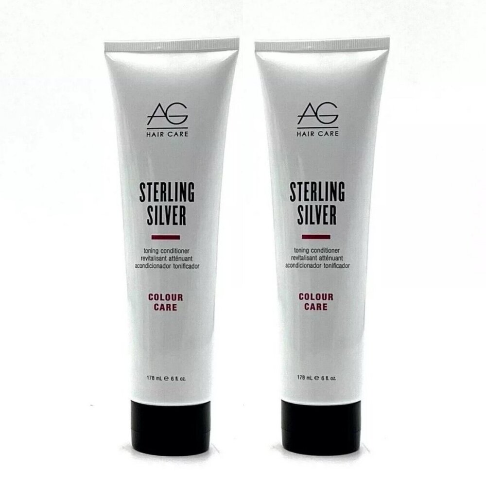 AG Hair Sterling Silver Conditioner 6 oz (PACK OF 2)